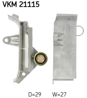 SKF VKM 21115 Vezetőgörgő fogasszíj-vezérműszíjhoz